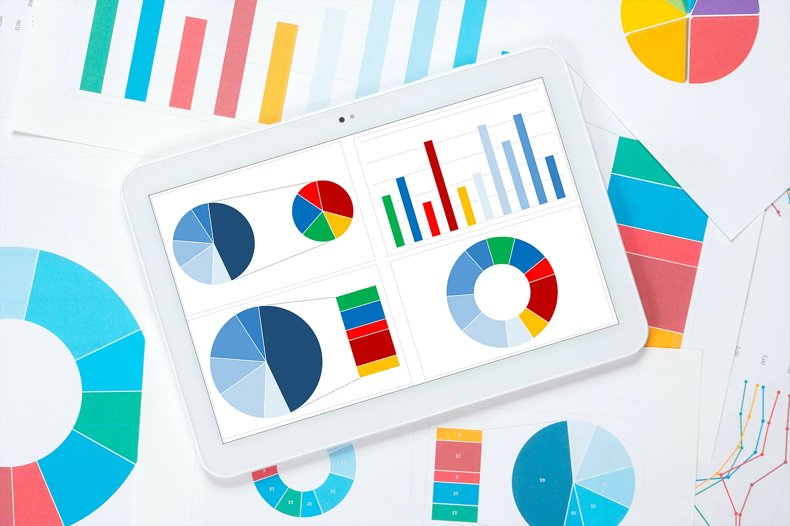 tablet colorful dashboard